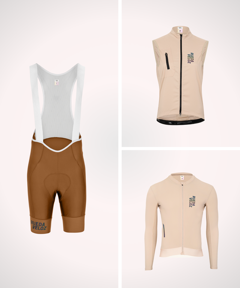 HERREN-BUNDLE: WESTE + LANGARM-TRIKOT + BIBS